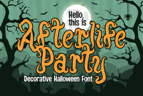 Afterlife Party: A Joyful Display Font for Creative Projects