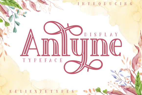 Anlyne: The Perfect Display Font for Crafters and Creators