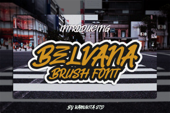 Belvana: A Versatile Brush Font for Editorial Design