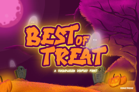Best of Treat: A Funky and Spooky Display Font for Web Design