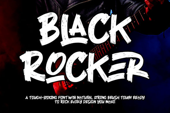 Black Rocker: A Bold and Stylish Display Font for Crafters