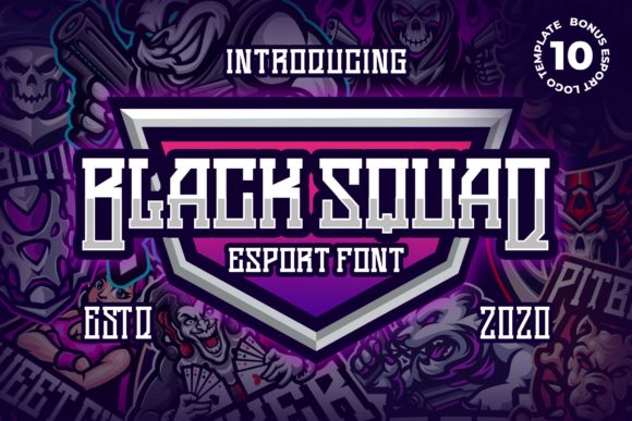 Black Squad: A Unique Display Font for Bold Web Designs