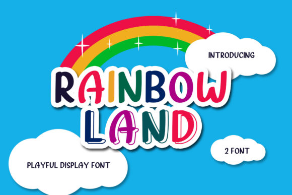 Bring Joy to Your Designs with Rainbow Land Font