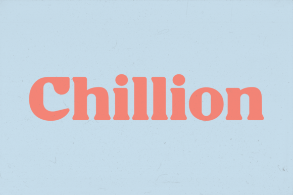 Chillion: A Charming Display Font for Editorial Design