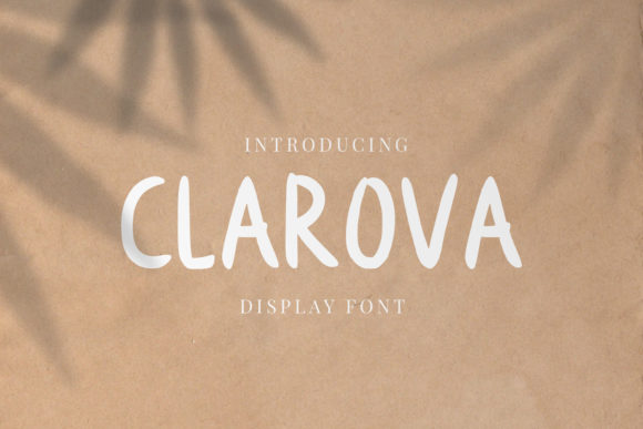 Clarova: The Perfect Display Font for Crafters and Creators