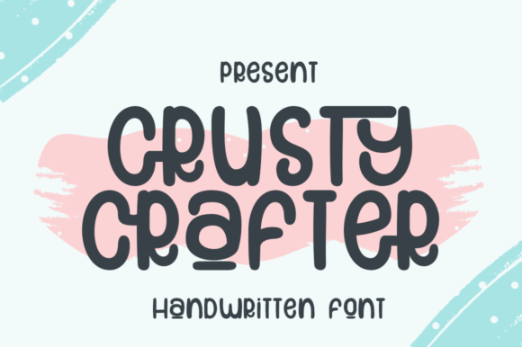 Crusty Crafter: A Charming Font for Editorial Design