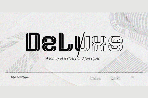 DeLuxs: A Modern Display Font for Elegant Web Design