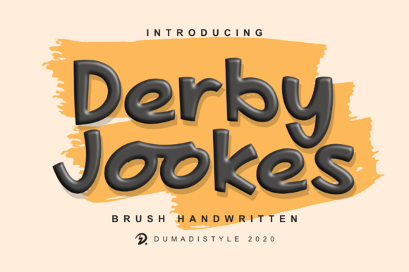 Derby Jookes: A Playful and Authentic Display Font