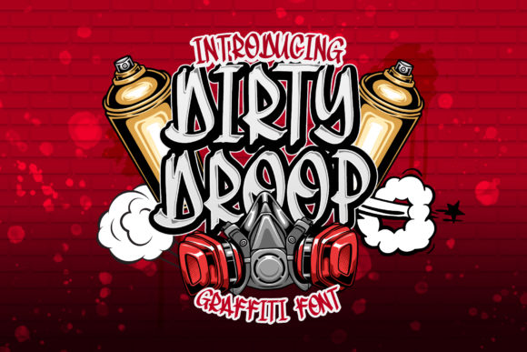 Dirty Droop: A Bouncy and Quirky Display Font for Creative Projects