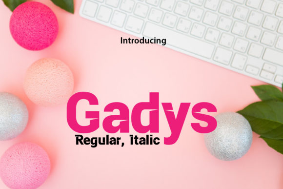 Discover Gadys: A Versatile Display Font for Modern Web Design