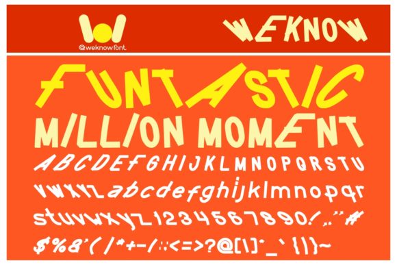 Discover the Joy of Funtastic Million Moment Font