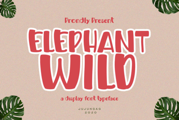 Elephant Wild: A Joyful Display Font for Creative Web Design