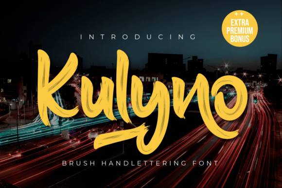 Elevate Your Brand with Kulyno: A Dazzling Display Font