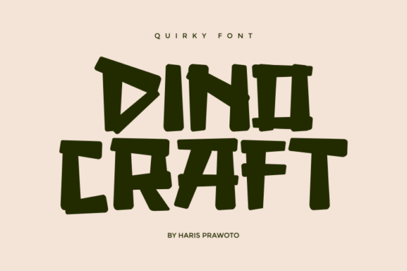 Enhance Your Brand with Dino Craft: A Bold and Quirky Font