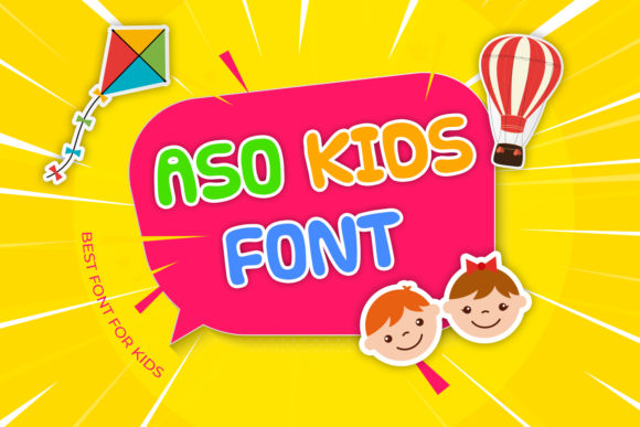 Enhance Your Web Design with Aso Kids Font