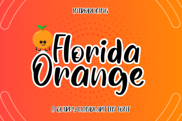Florida Orange: A Joyful Display Font for Editorial Design
