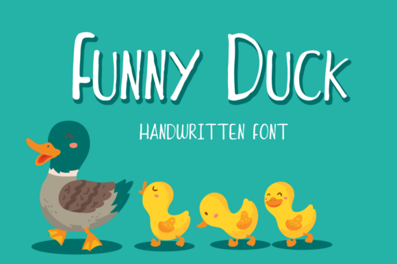 Funny Duck: A Friendly and Casual Display Font for Creative Projects