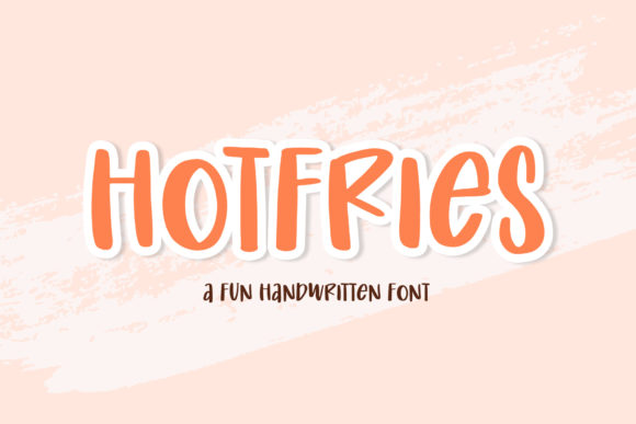 Hotfries: A Charming Display Font for Creative Publishing