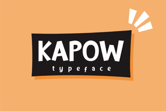 Kapow: A Joyful Display Font for Editorial Design