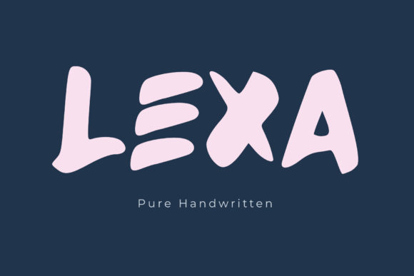 Lexa: A Bold and Chunky Display Font for Creative Projects