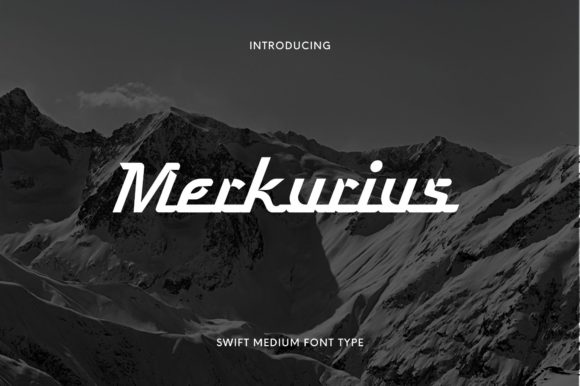 Merkurius: A Bold and Unique Display Font for Editorial Design