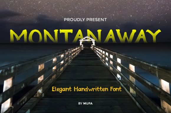 Montanaway: A Simple and Neat Display Font for Web Design