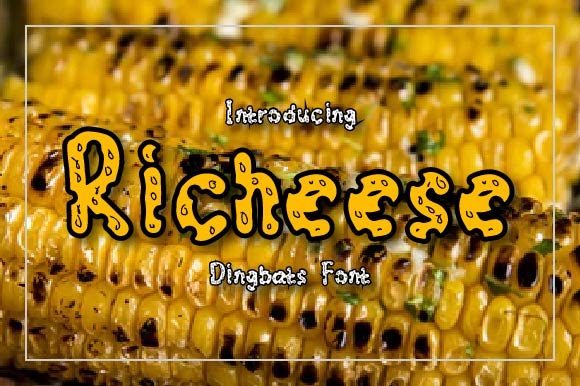 Richeese: A Unique Display Font for Creative Marketers