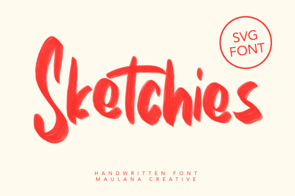 Sketchies: The Perfect SVG Brush Display Font for Marketers