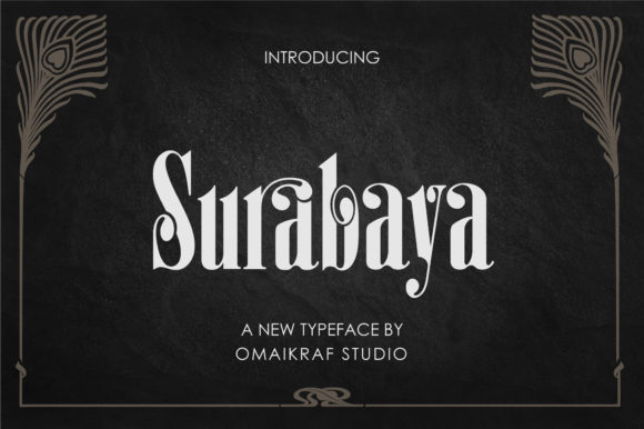 Surabaya: Elevate Your Brand with This Elegant Display Font