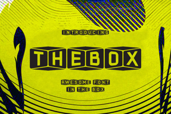 The Box: A Bold Display Font for Crafters and Creators