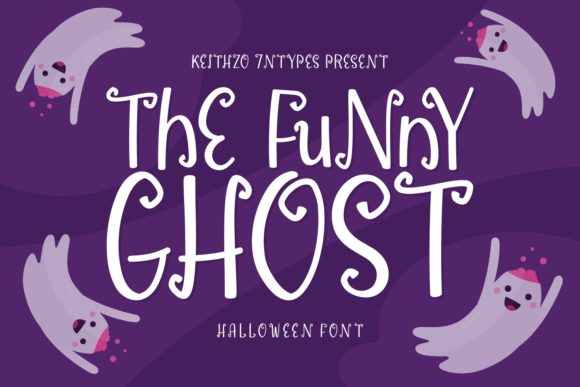 The Funny Ghost: A Spooky and Quirky Display Font