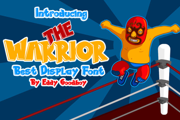 The Warrior: A Fun and Joyful Display Font for Creative Projects