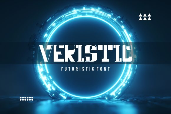 Veristic: A Futuristic Sci-Fi Display Font for Marketers
