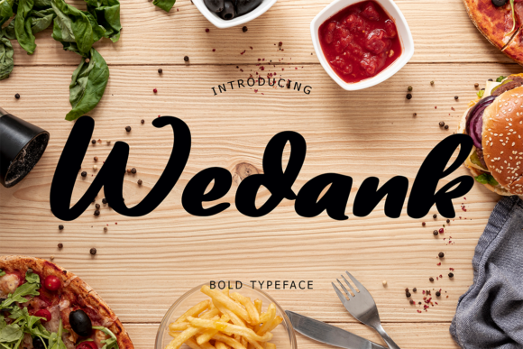 Wedank: A Bold and Elegant Font for Branding