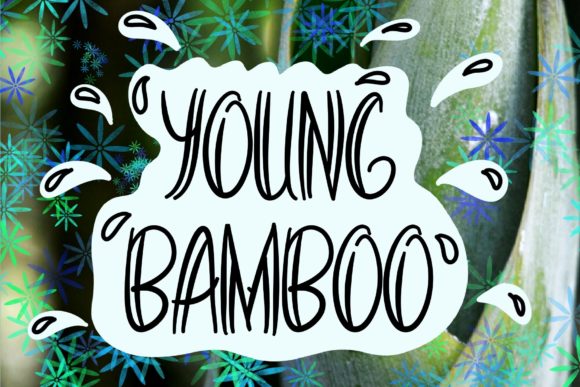 Young Bamboo: A Font for Elegant Branding and Creative Projects